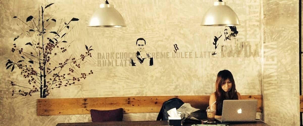 Completely in love with their murals throughout the cement walls. Nicely done!