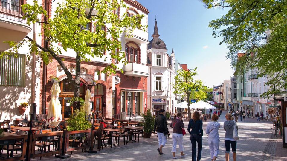 historic architecture of town Sopot, Poland