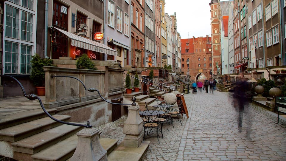 Old Town Gdańsk which includes a city and street scenes