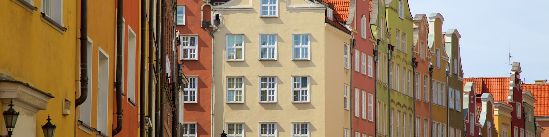 Old Town Gdańsk showing heritage elements and a city