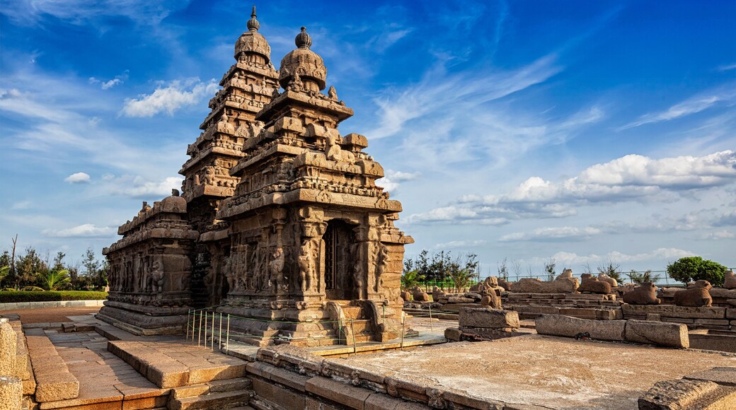 Shore temple - World heritage site in Mahabalipuram, Tamil Nad