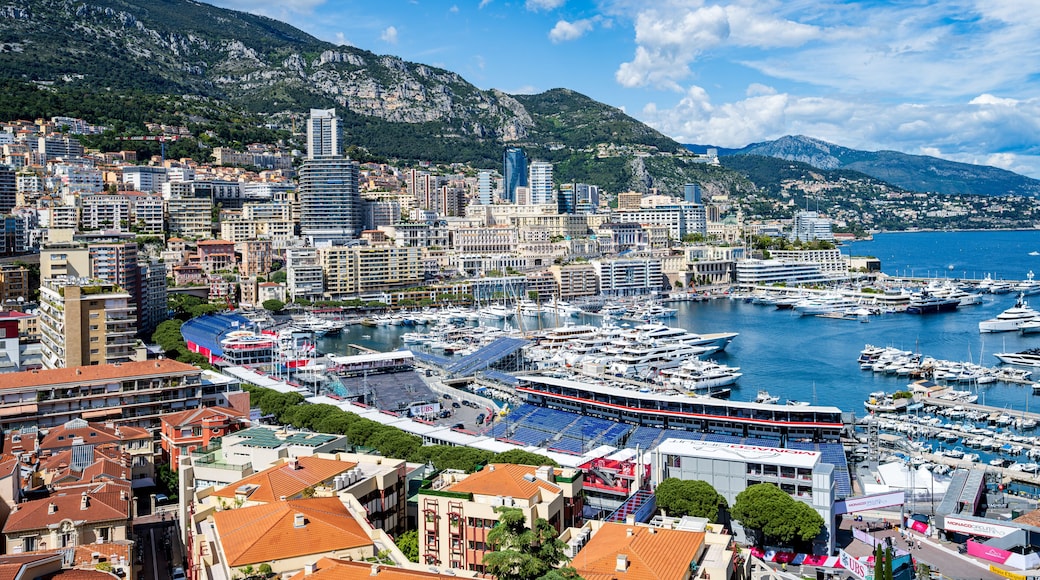 Race track of Monaco from behind