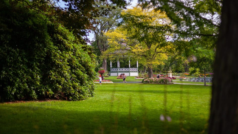 Halifax Public Gardens which includes a garden