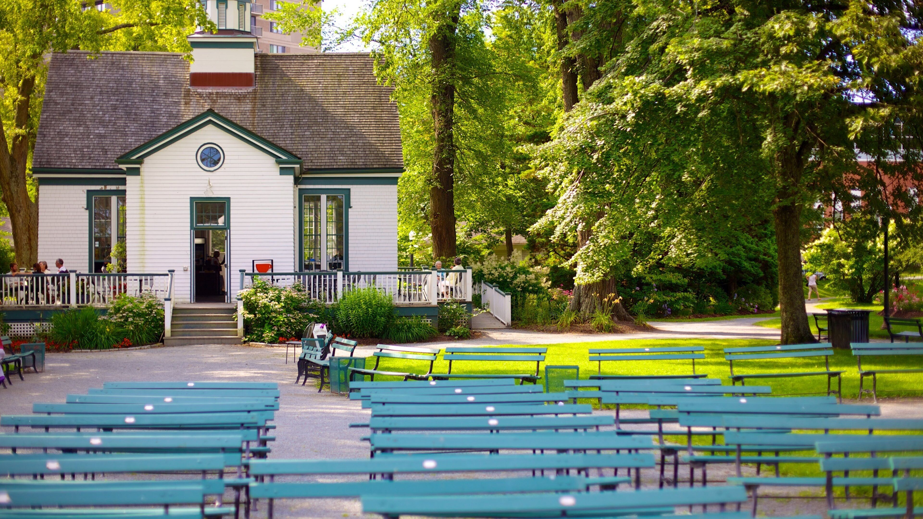 Halifax Public Gardens featuring a park