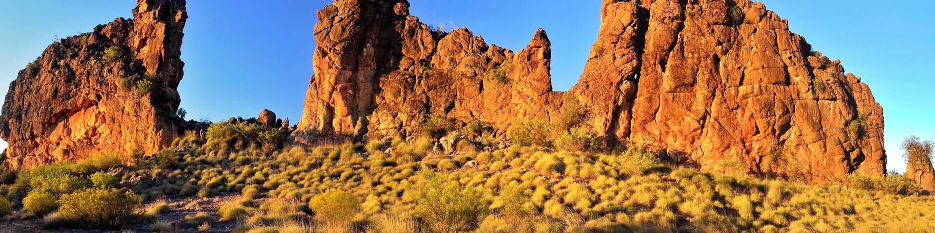 If you want to experience the Australian outback then a stay at Ross River Resort is one of the ways you could do it. It's near some of the lesser known attractions where buses don't go. A few kilometres either side are a couple of national parks but this rock outcrop is actually on their property. I was fortunate enough to be taken out there just after dawn to get this shot of what they call The Sphinx. They're lovely people by the way, the ones that run the resort.