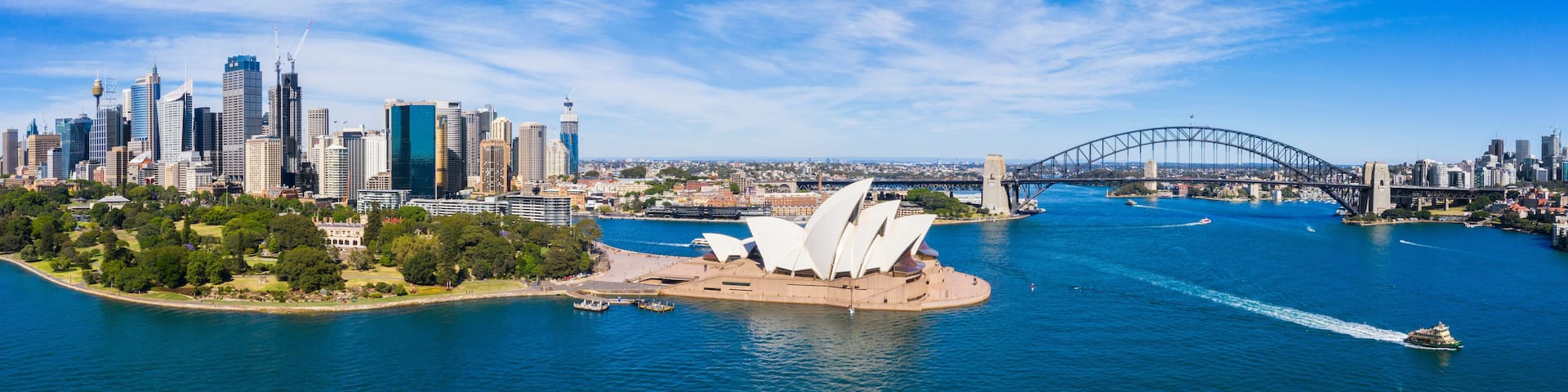Aerial View of Sydney, Australia. Drone shot. Panorama.