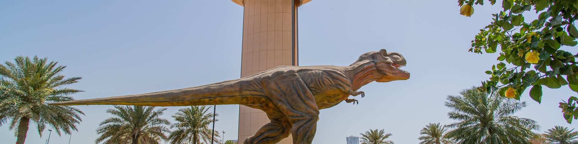 Prince Khalifa Bin Salman Park which includes views, outdoor art and a park