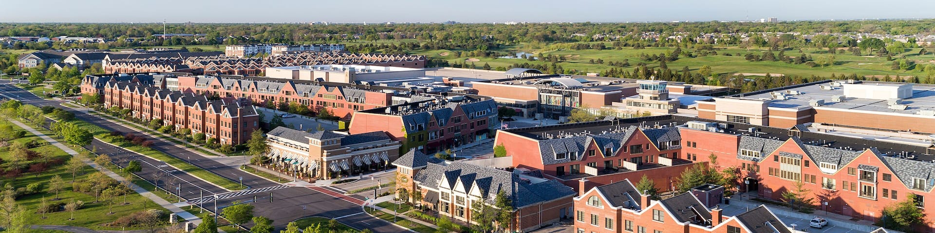 Glen Town Center Patriot Aerial