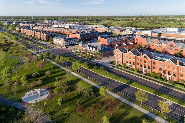 Glen Town Center Patriot Aerial