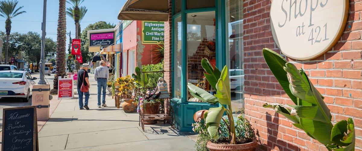 Canal Street Historic District which includes street scenes and signage as well as a couple