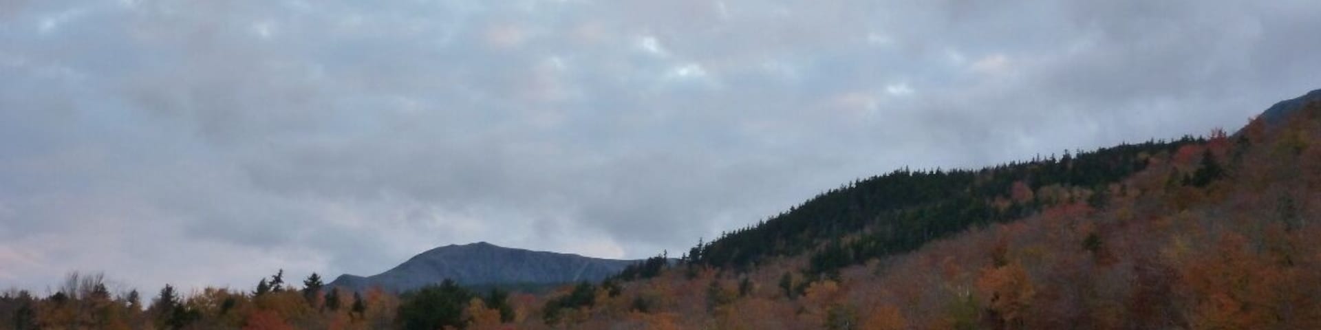 This is the beginning of the Mount Washington Auto Road, which is an option for reaching the summit if you don't care for the incredible adventure of hiking it. Also, if you do hike to the summit but things go awry and you can't hike back, you can hop on a shuttle (with your dog!) that will you drop you off here, at the entrance, from which point you're on your own to get back to wherever you've parked.