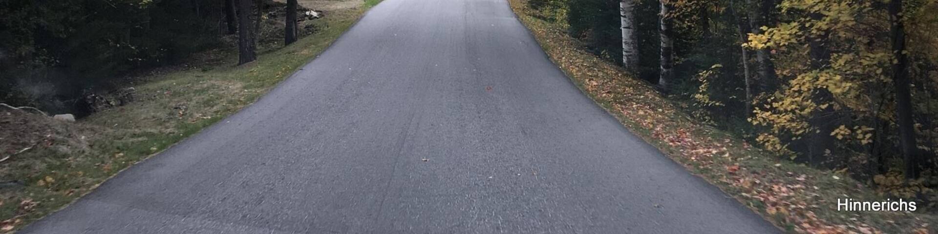 On the Mt Washington road in October