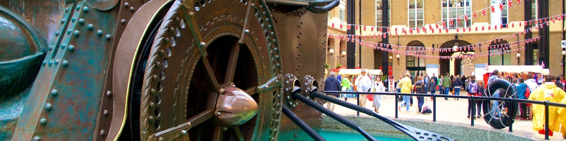 United Kingdom featuring a fountain