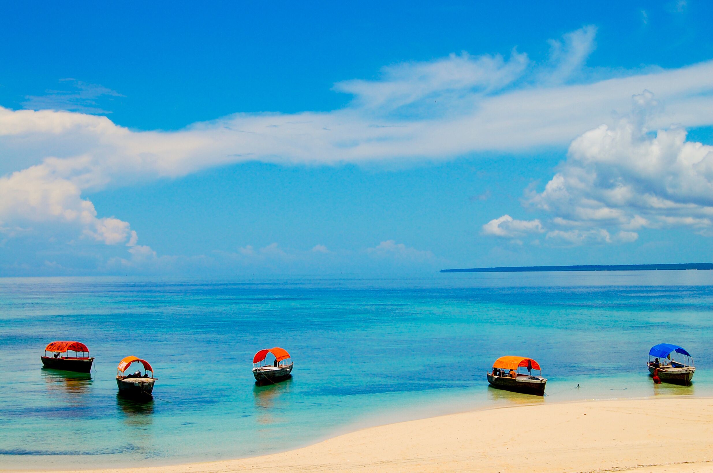 Boats on Chumbe Island - Zanzibar - Tanzania