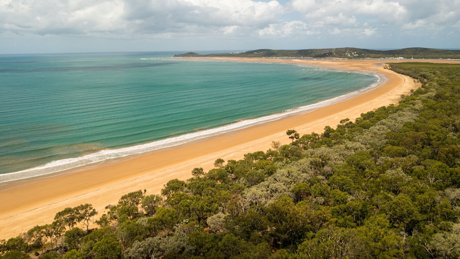 Eurimbula National Park featuring general coastal views, a sandy beach and landscape views