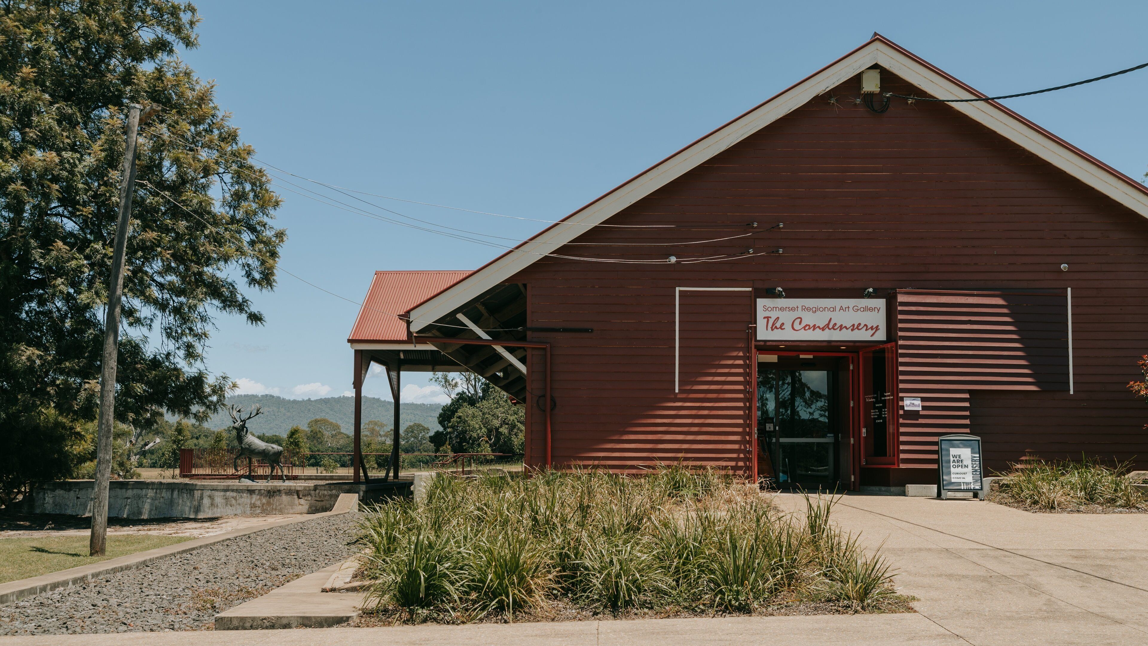 Somerset Regional Art Gallery – The Condensery showing signage