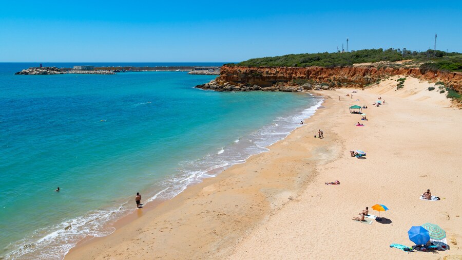 Cala del Aceite featuring a beach and general coastal views