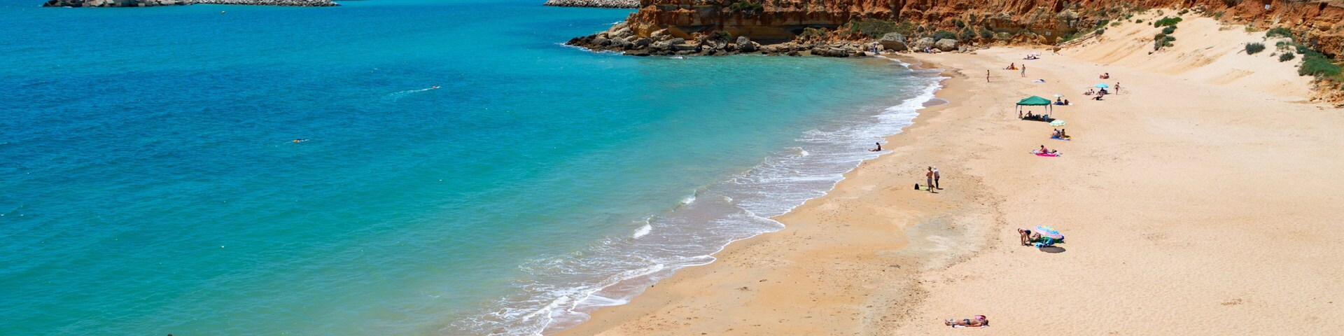 Cala del Aceite featuring a beach and general coastal views