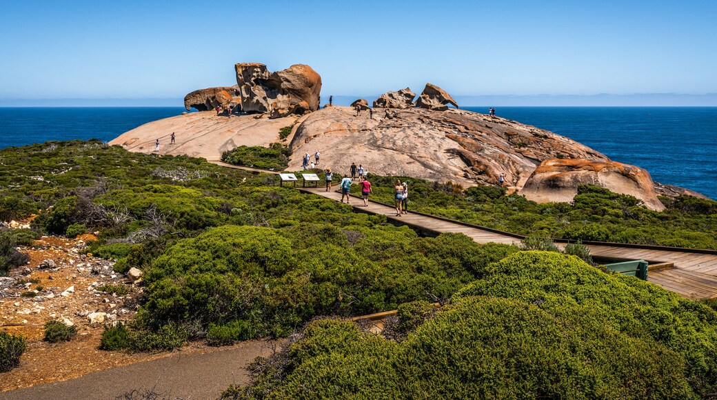 Remarkable rocks panorama view on Kangaroo island in Australia