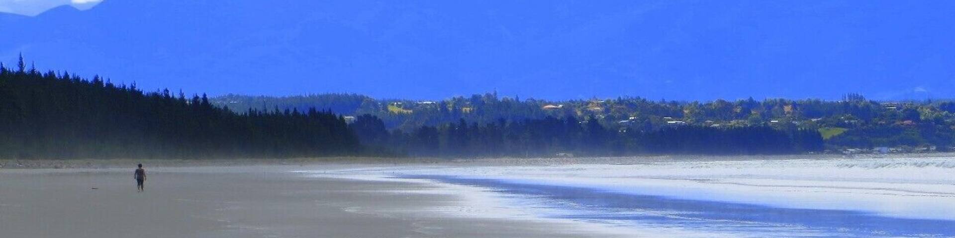 Taking a stroll on Rabbit Island at dusk #beach