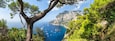 Belvedere di Tragara viewpoint in summer, Capri, Italy