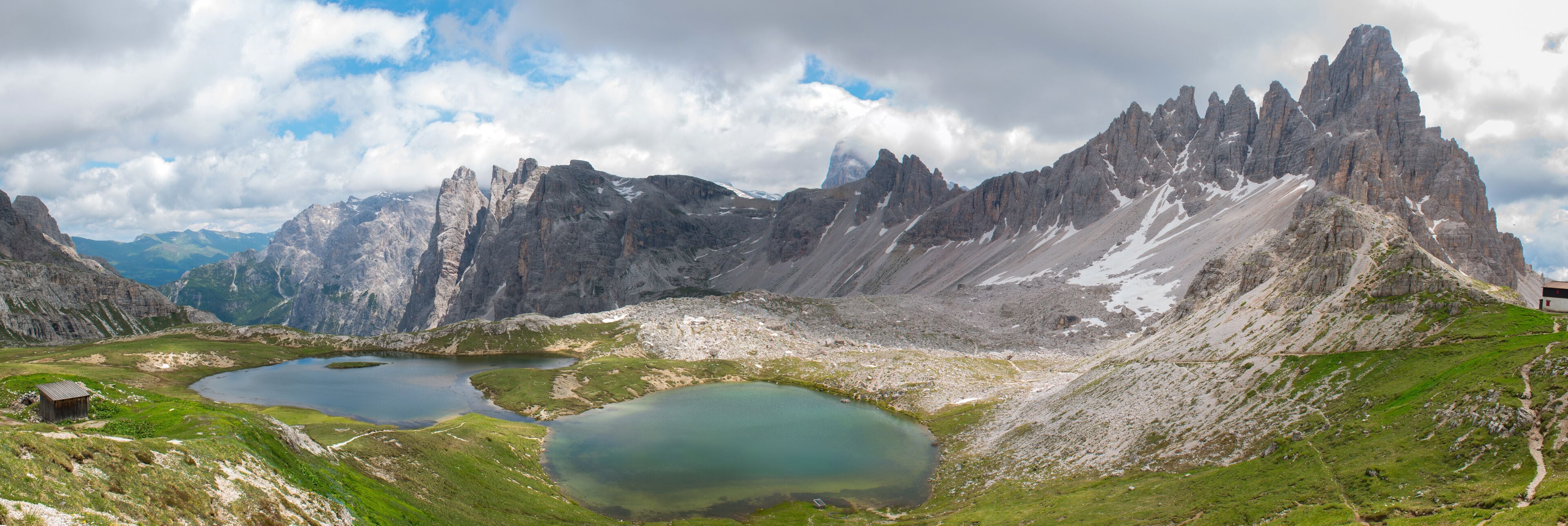 Trekking in Tre Cime National Park, Dolomites