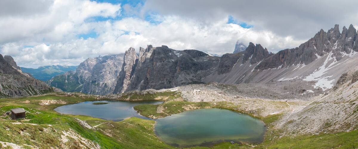 Trekking in Tre Cime National Park, Dolomites