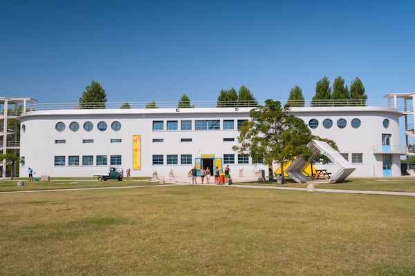 Acquario Di Cattolica showing a garden