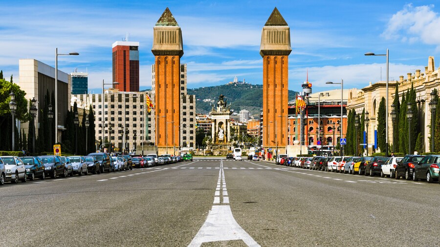 The Venetian Towers at the Espanya Square, Barcelona
