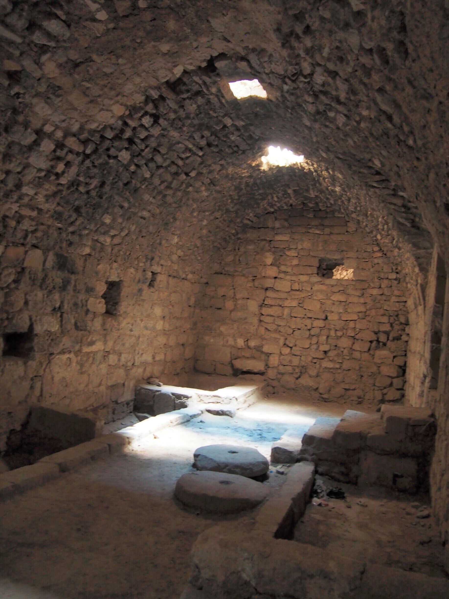 The kitchen inside the Crusader Castle at Karak