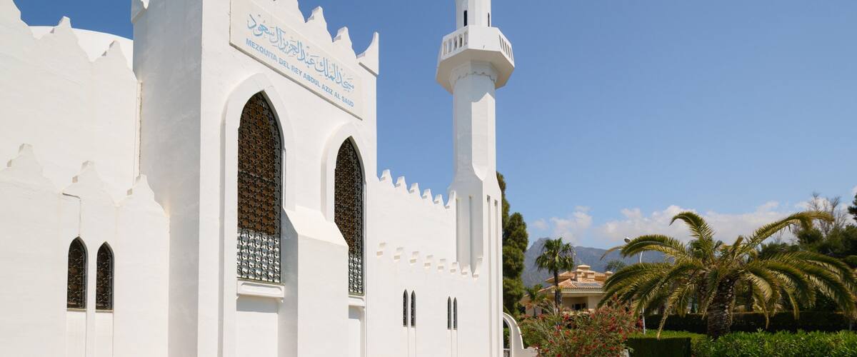 King Abdul Aziz Mosque which includes a mosque and heritage elements