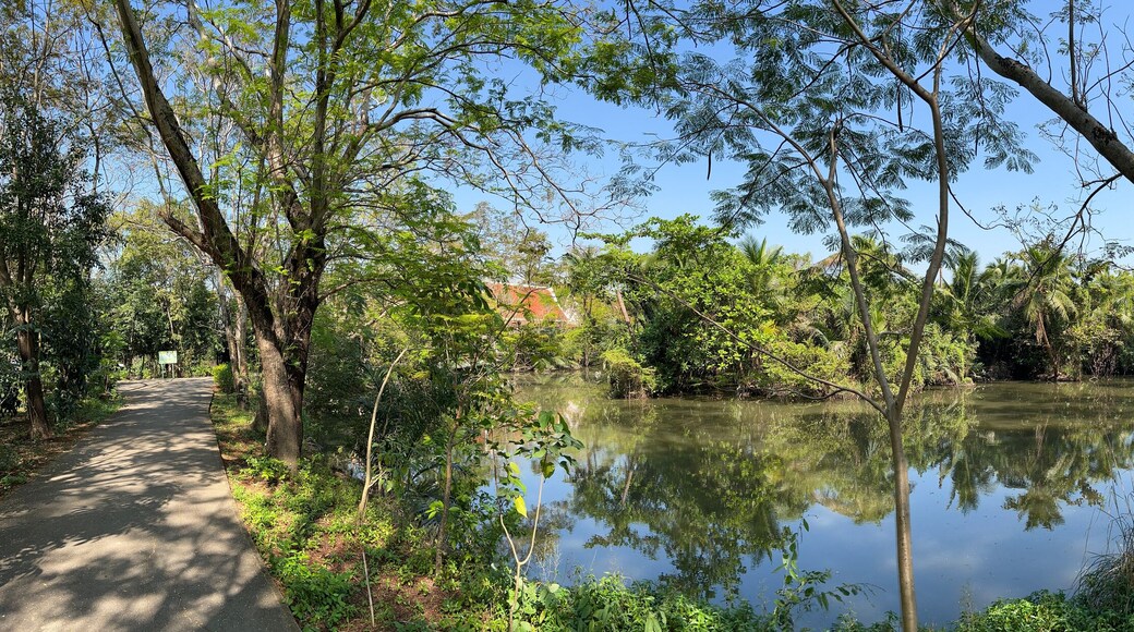 Si Nakhon Khuean Khan park panorama at Bang Kachao in Bangkok