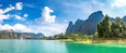 Cheow Lan lake in Thailand
