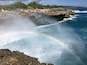 Devil's tear, Nusa Lembagon! Majestic waves hitting rocks with a spectacular rainbow ! Visual delight! #blue #devilstear #nusalembagon #naturesdelight
