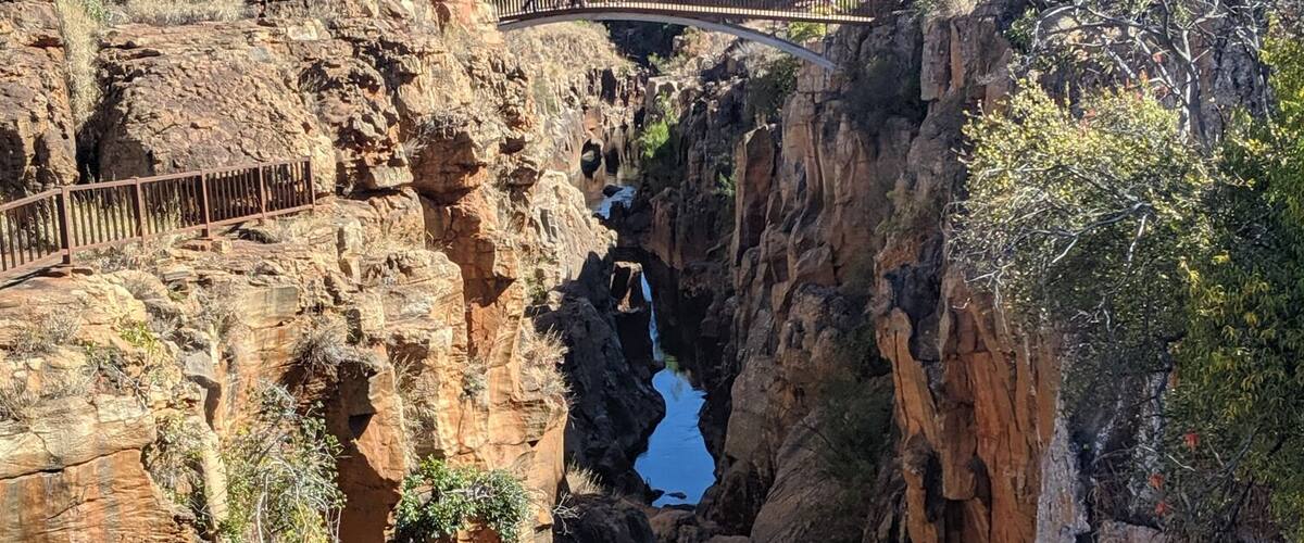 Much more beautiful potholes than I am used to hitting with my car.