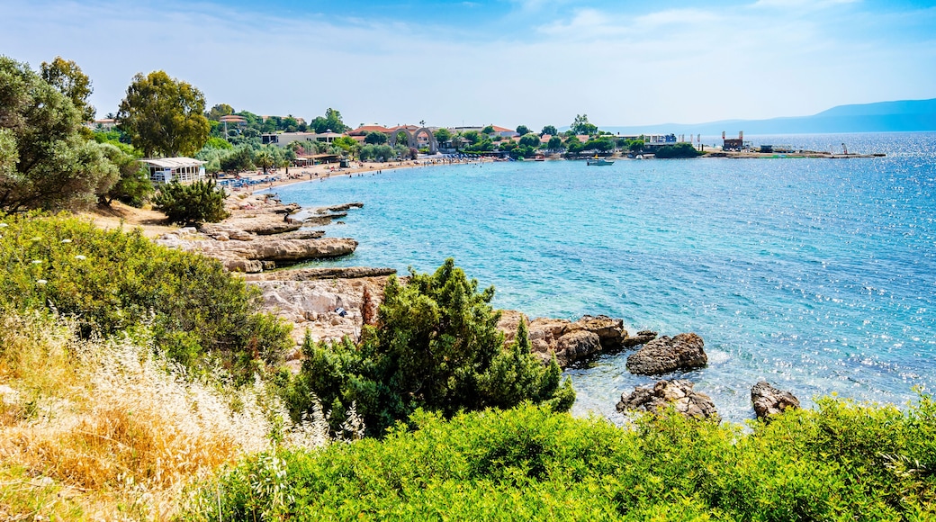 Akkum Beach in Sigacik Village in Turkey