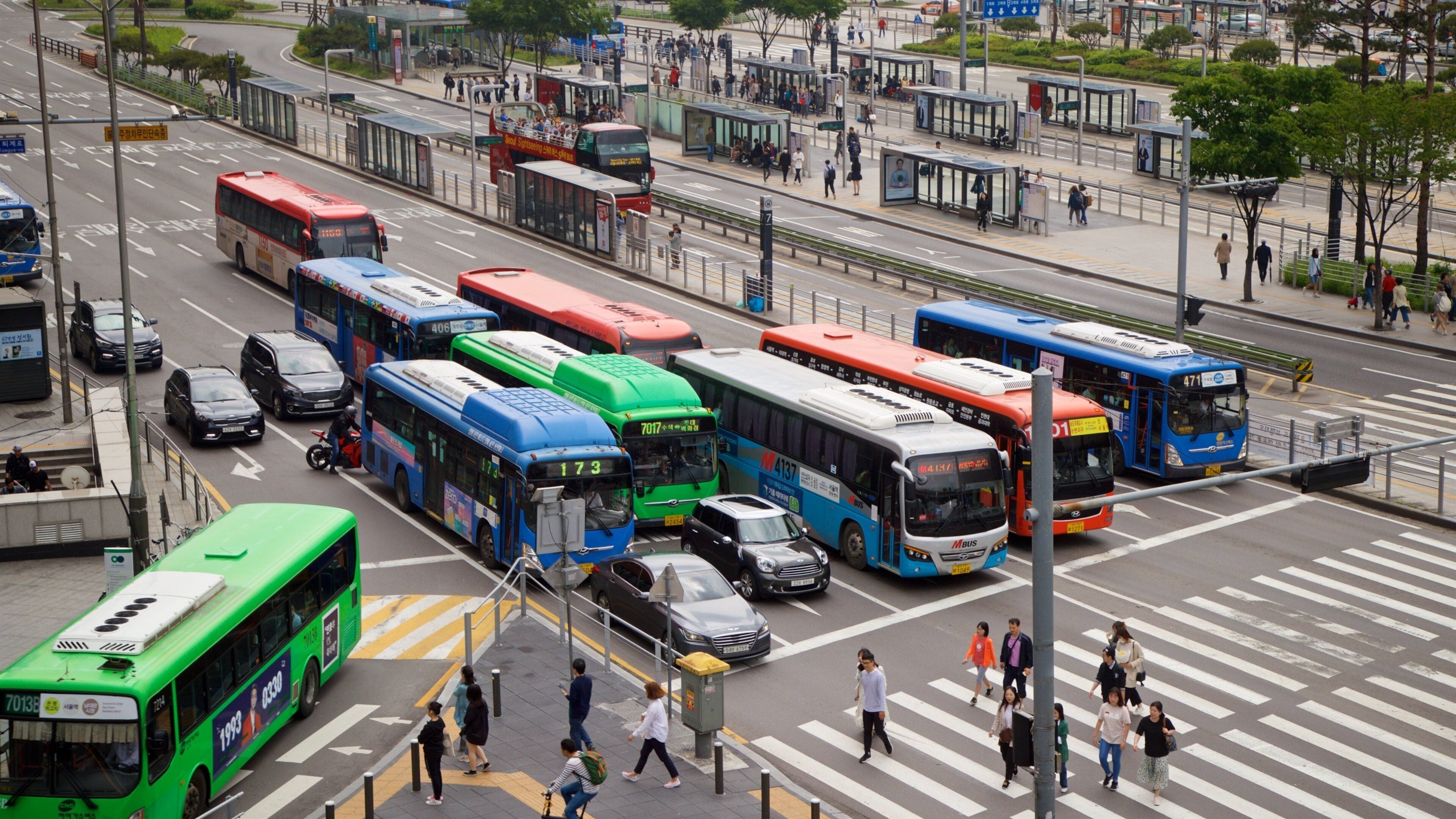 Seoullo 7017 featuring landscape views and a city