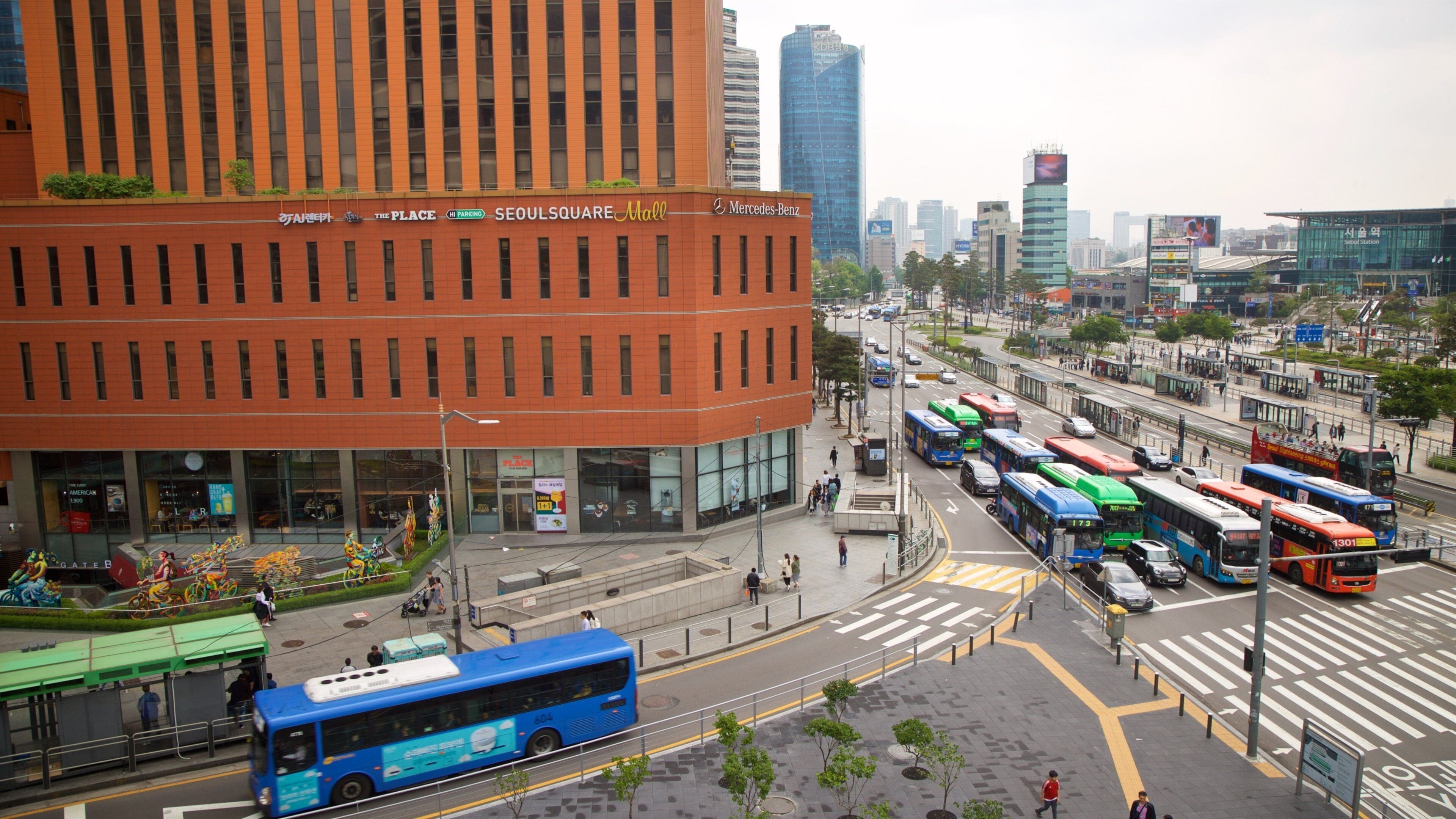 Seoullo 7017 which includes landscape views and a city