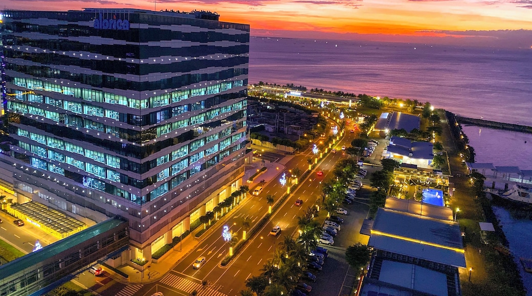 Rooftop View of Bay of Manila.