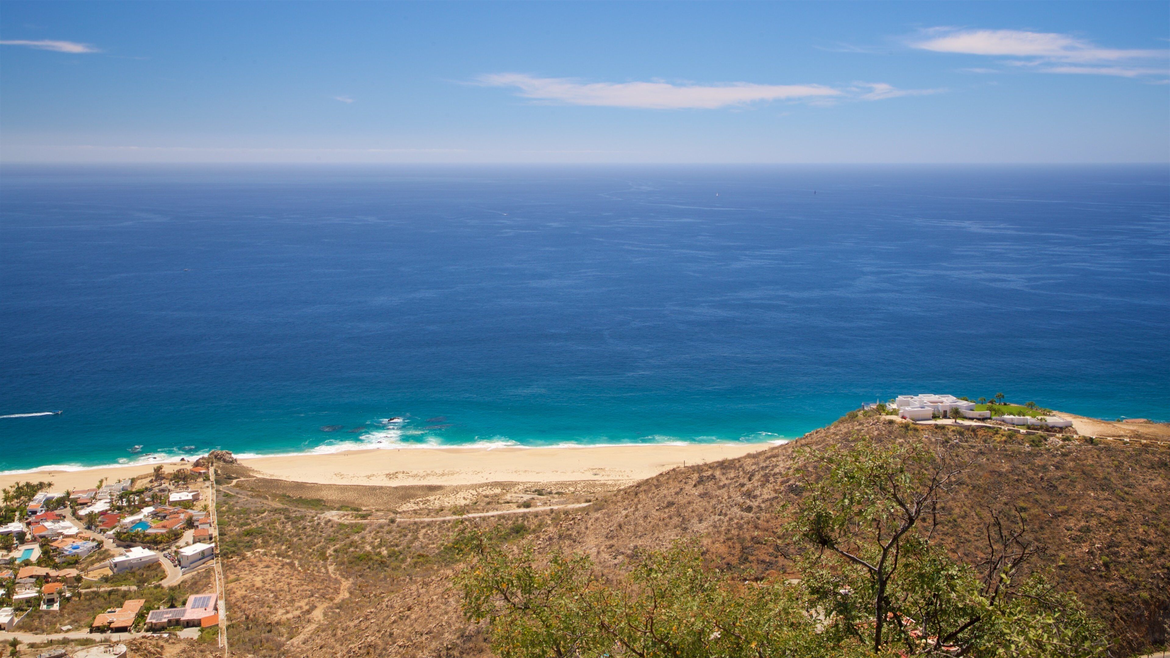 Cerro de la Z showing landscape views, general coastal views and a beach