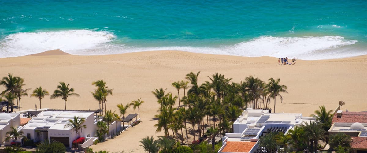 Cerro de la Z showing general coastal views, a sandy beach and landscape views