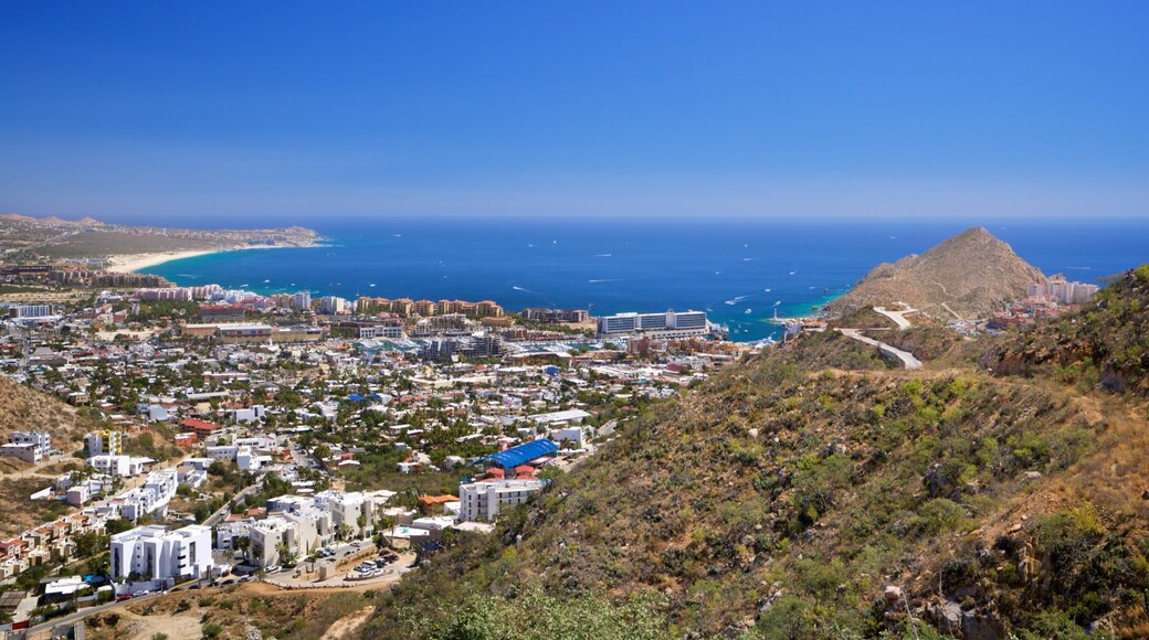 Cerro de la Z featuring landscape views, general coastal views and a coastal town
