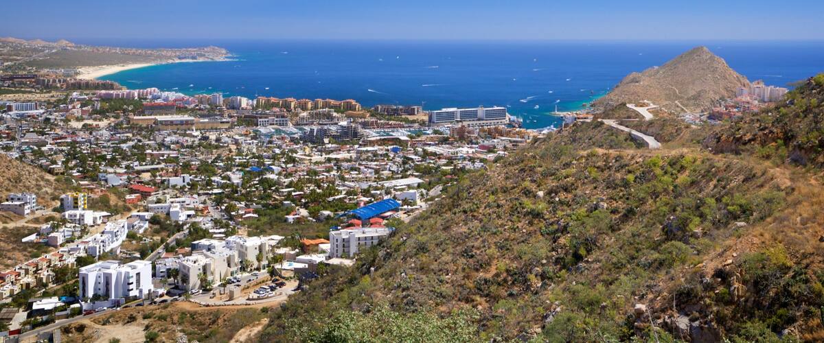 Cerro de la Z featuring landscape views, general coastal views and a coastal town