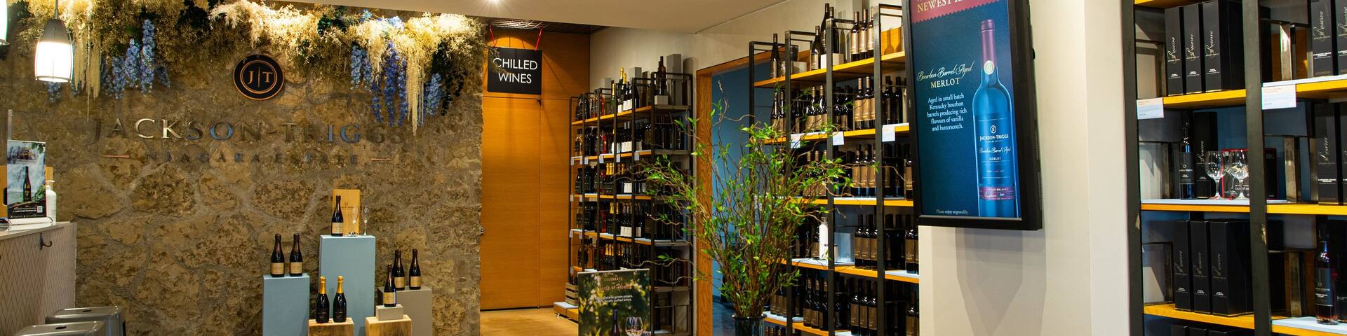 Jackson-Triggs Winery which includes interior views