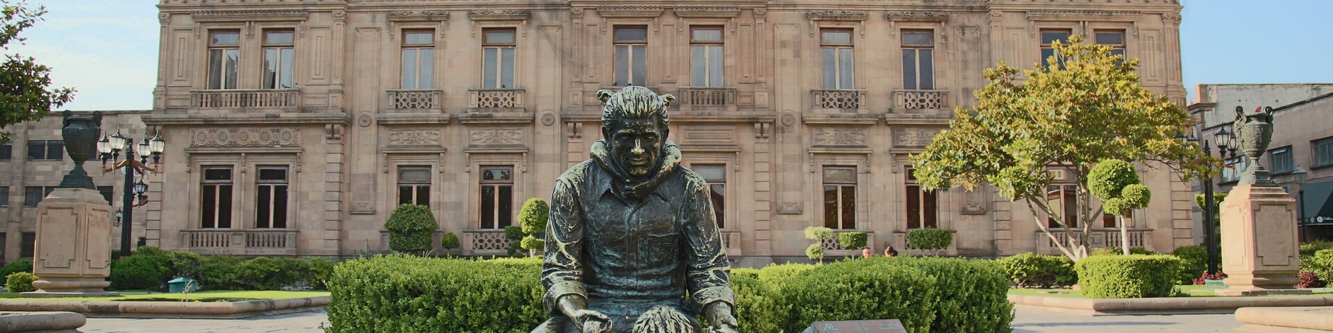 theater of the historic center of the colonial city of San Luis Potosí Mexico.
