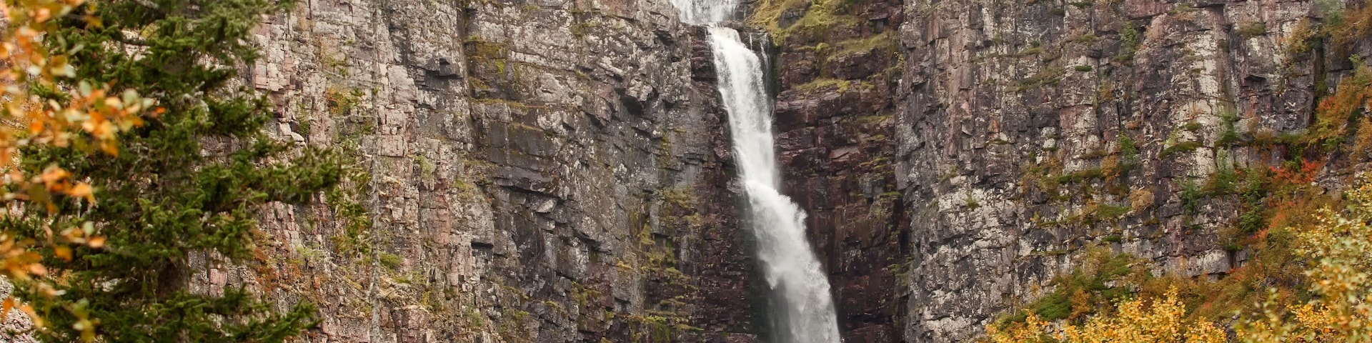 Swedens highest waterfall, Njupeskar