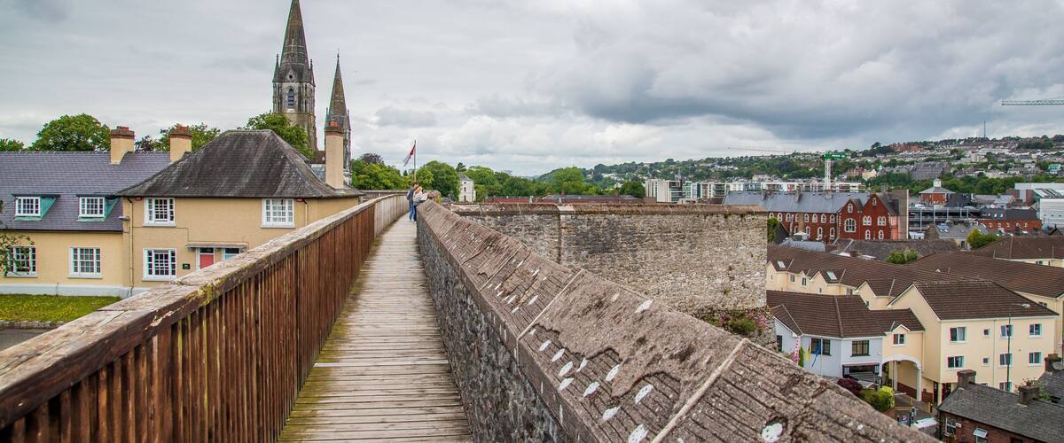 Elizabeth Fort featuring landscape views and heritage elements