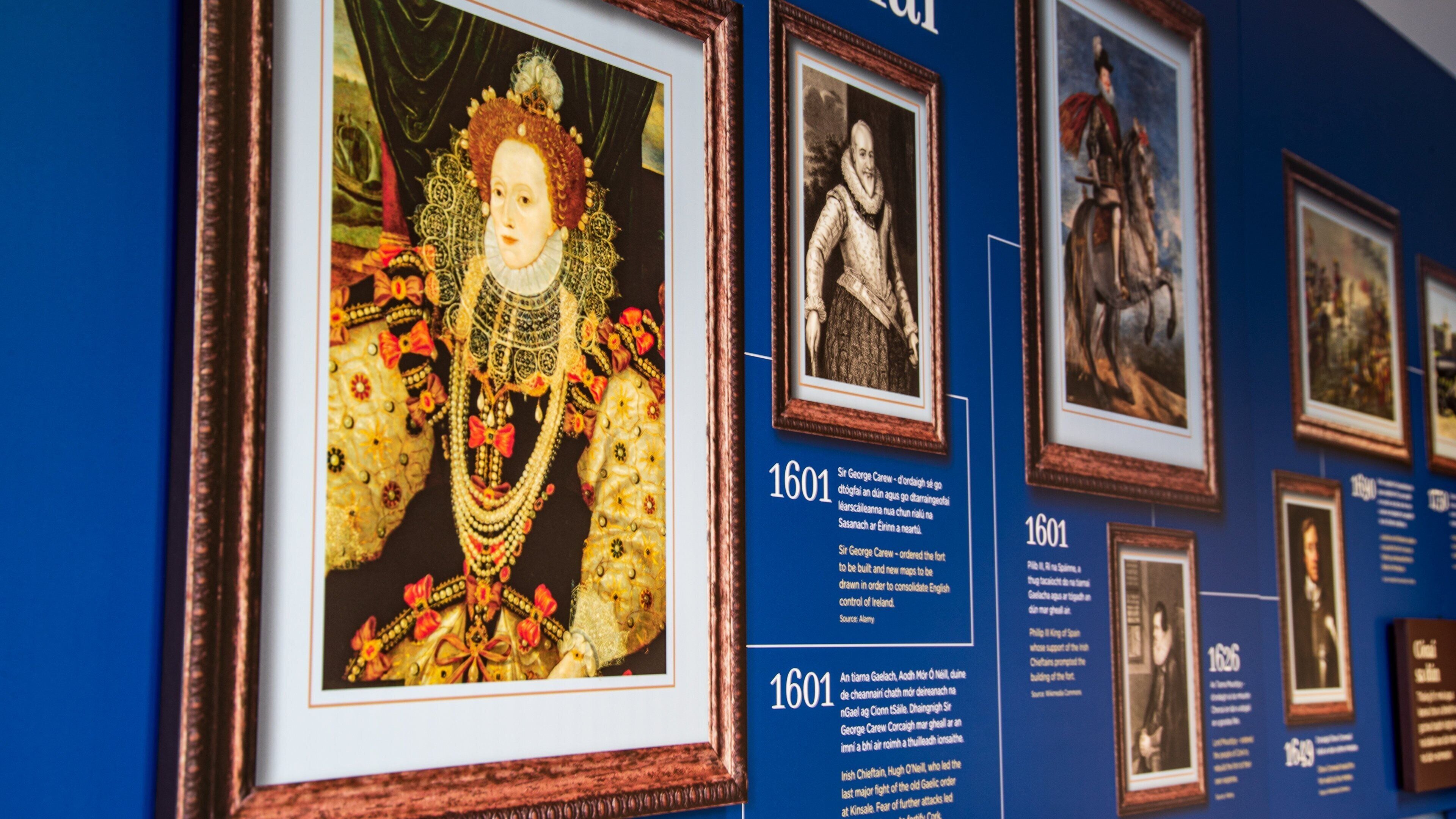 Elizabeth Fort which includes art, interior views and signage