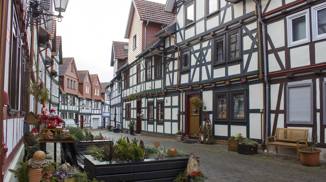The Town of Bad Sooden Allendorf in the Werra Valley in Germany, Hessen