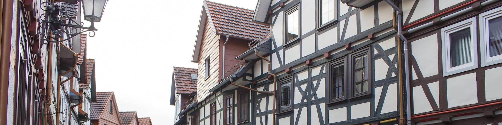 The Town of Bad Sooden Allendorf in the Werra Valley in Germany, Hessen